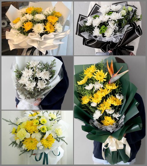 甘肃省平凉华亭县东华街道白事花束代送